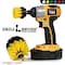 Drill Brush Power Scrubber By Useful Products 5 in W 5 in L Brush, Yellow Y-S-2O-QC-DB - alternate 4